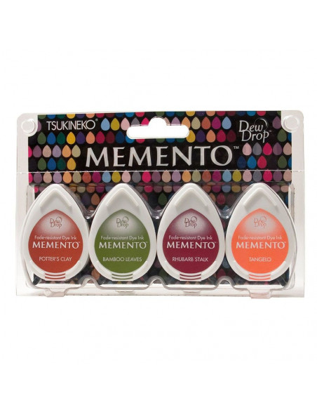 Set 4 Tamponi a goccia Memento per timbri - Meadowland