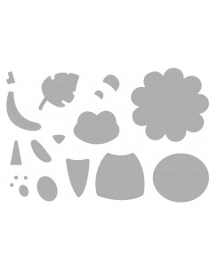 Fustella Sizzix Bigz L - Jungle Animals 663493 2