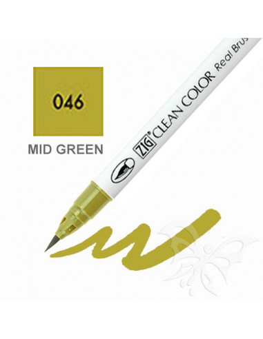 Clean Color Real Brush - (046)Mid Green
