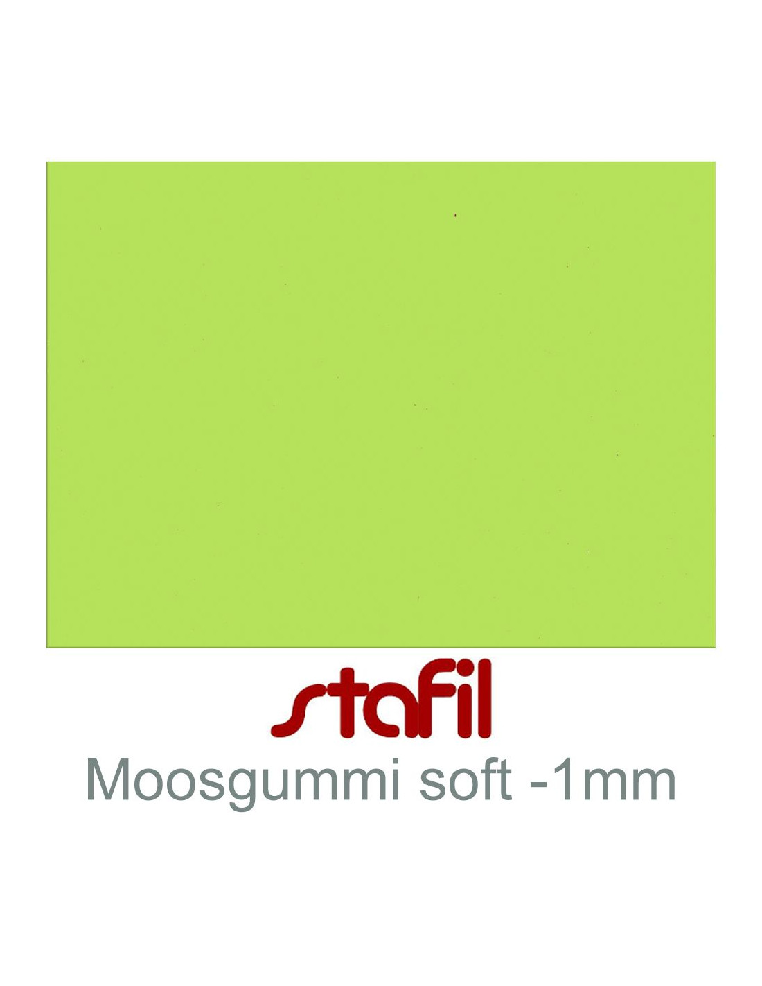Foglio moosgummi Soft Verde pastello 40x60cm 1mm