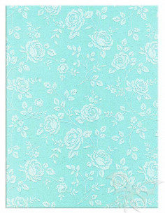 Foglio Moosgummi 40x60cm 2mm Rose Celeste Baby-Bianco