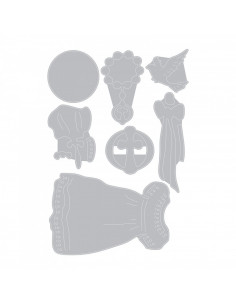 Fustella Sizzix Thinlits Set 7Pz - Battesimo 663222 2