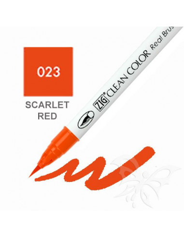Clean Color Real Brush - (023)Scarlet Red