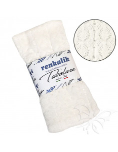 Tubolare Renkalik PIZZO 10x100cm. col. BIANCO