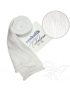 Tubolare Renkalik Mini col. Bianco 3,5x100cm.
