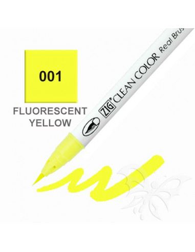 Clean Color Real Brush - (001)Fluoresent Yellow