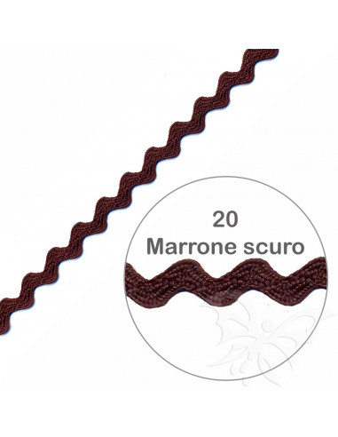 Serpentina Marrone scuro 6mm x 5mt