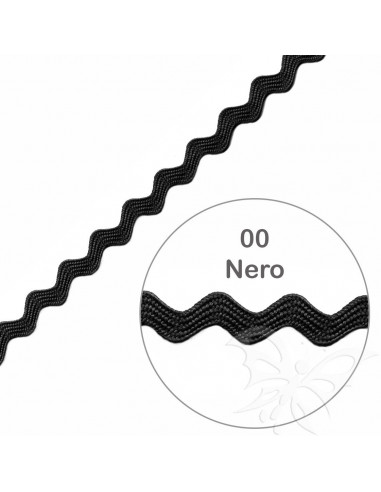Serpentina Nero 6mm x 5mt