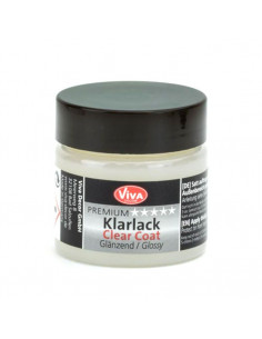 Smalto trasparente all'acqua finitura Lucida 50ml