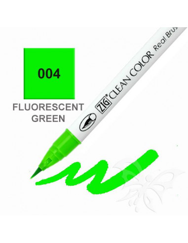 Clean Color Real Brush - (004)Fluorescent Green