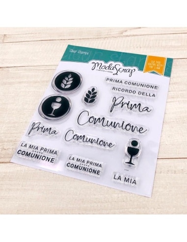 ModaScrap Clear Stamps MSTC 2-015 - COMUNIONE