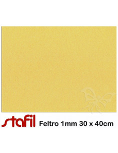 Foglio FELTRO 30x40cm 1mm Giallo