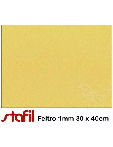 Foglio FELTRO 30x40cm 1mm Giallo