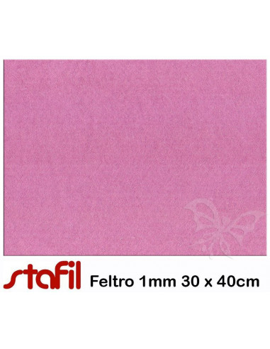 Foglio FELTRO 30x40cm 1mm Viola Chiaro 25017037