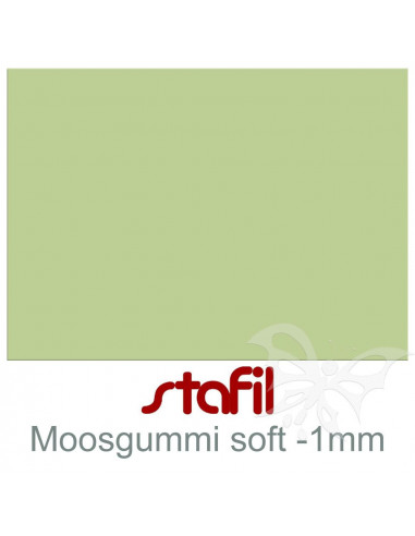 Foglio moosgummi Soft "Verde Salvia" 40x60cm 1mm