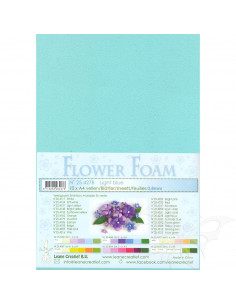 10 fogli A4 Flower Foam Soft 0,8mm Light Blue