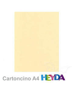 Cartoncino Heyda A4 300gr set 10fg. Beige