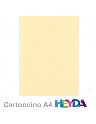 Cartoncino Heyda A4 300gr set 10fg. Beige