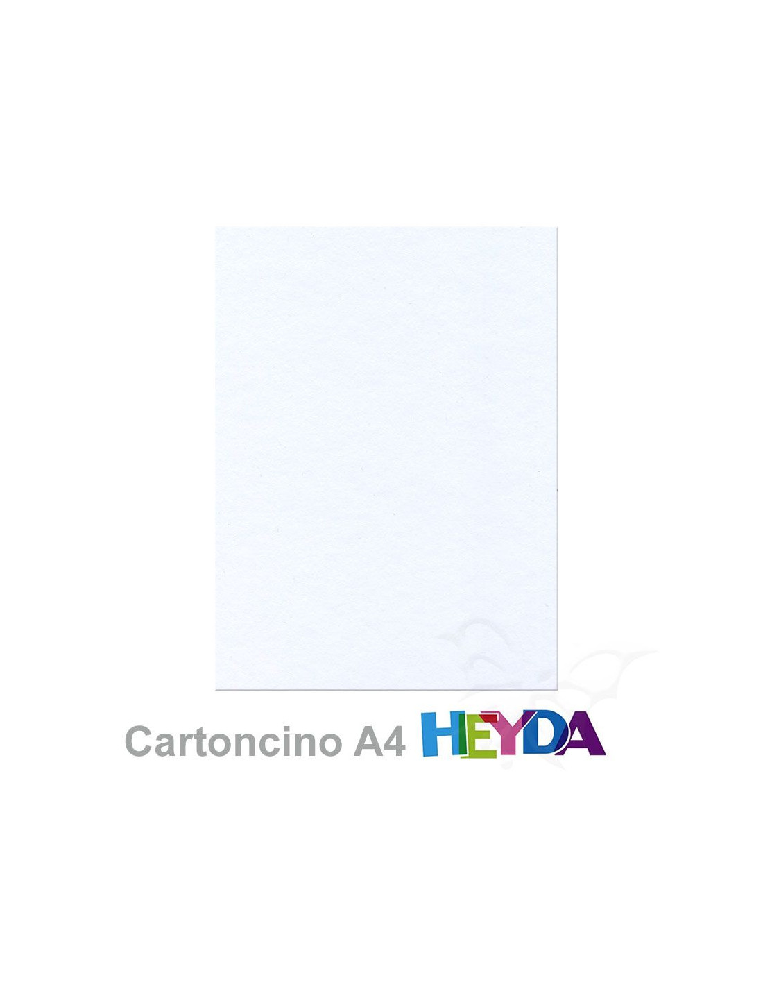 Cartoncino Heyda A4 300gr set 10fg. Bianco