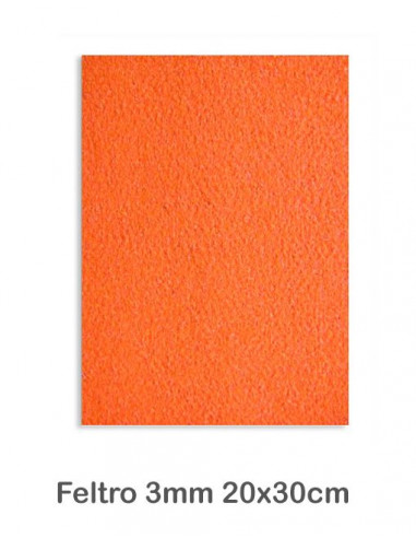 Feltro cm 20x30 mm3 Arancio