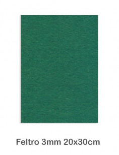 Feltro cm 20x30 mm3 Verde Scuro