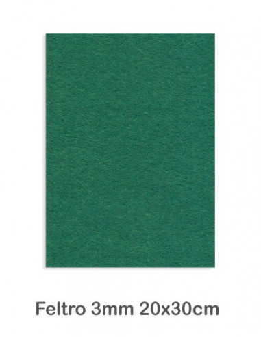 Feltro cm 20x30 mm3 Verde Scuro