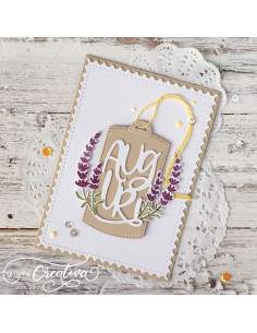 Set di 8 timbri La Coppia Creativa LAVANDA 2
