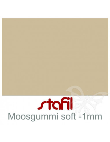 Foglio moosgummi Soft "Tortora" 40x60cm 1mm