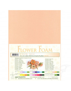 10 fogli A4 Flower Foam Soft 0,8mm Salmon