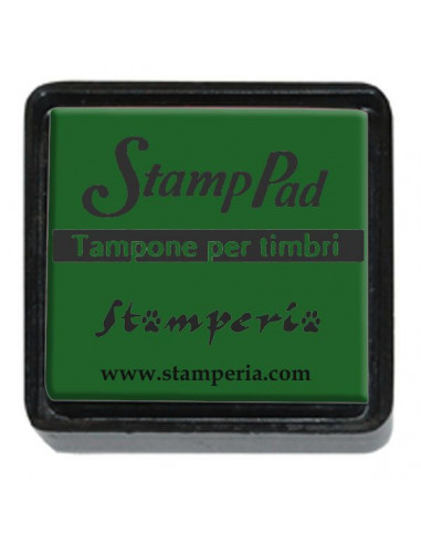 Tampone pigmento per timbri piccolo - Verde WKP02P