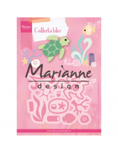 Fustella Marianne Design Collectables - Sealife by Marleen 2