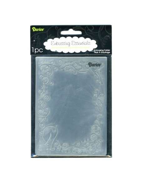 Libretto Embossing - Bird scroll frame EB1216-63