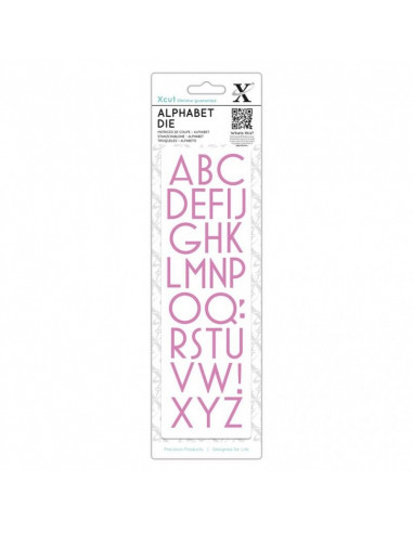 Fustella Xcut Alfabeto Art Deco 26 lettere XCU504058
