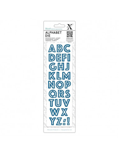 Fustella Xcut Alfabeto Outline 26 lettere XCU504088