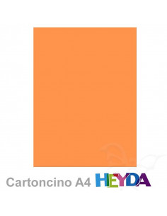 Cartoncino Heyda A4 300gr set 10fg. Mango