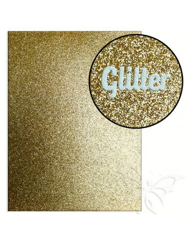Foglio fommy glitter "GOLD" 20x30cm 1,6mm