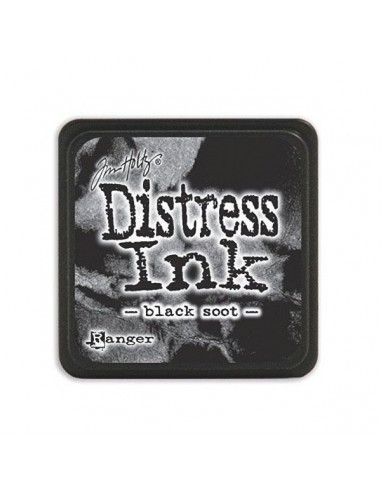 Ranger Distress Mini Ink pad - black soot Tim Holtz