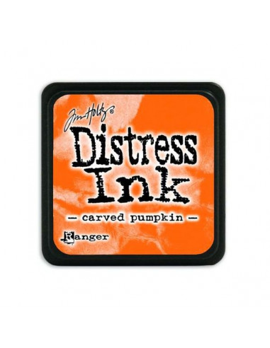 Ranger Distress Mini Ink pad - carved pumpkin Tim Holtz