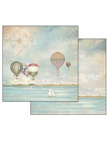 Foglio Double Face - Sea Land mongolfiere SBB543