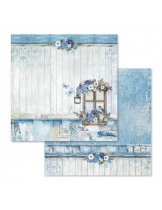 Blocco 10 fogli 30.5x30.5cm Blue Land SBBL47 2