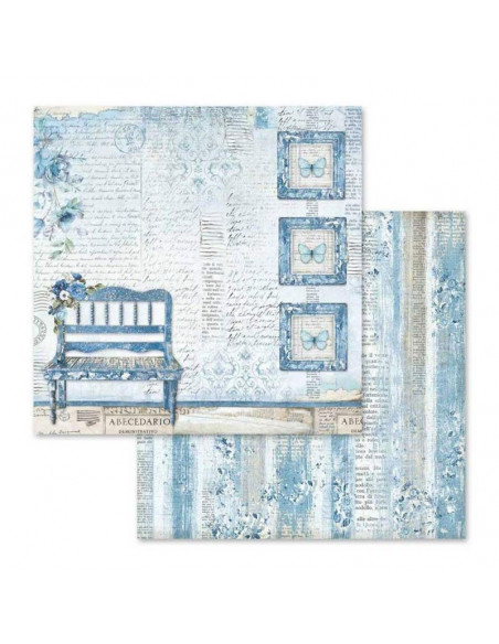 Blocco 10 fogli 30.5x30.5cm Blue Land SBBL47