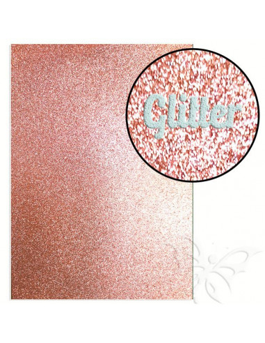 Foglio fommy glitter "PASTEL PINK" 21x30cm 1,6mm