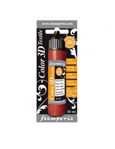 Color 3D pen 30 ml. - Glitter Rosso