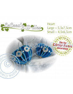 Fustella Sfere Natalizie Cuore Lisce 45.6210 2