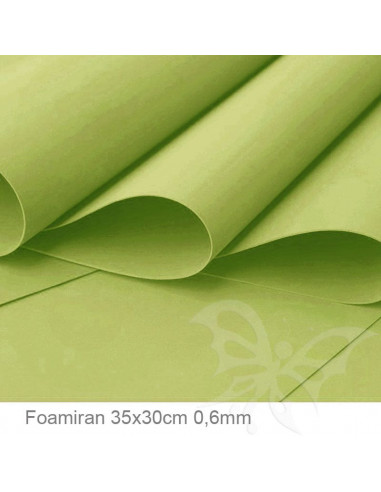 Foamiran 0,6mm 35x30cm - Verde Pistacchio