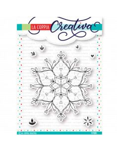 Set 5 Timbri Fiocco di Neve...