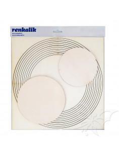 set 9 Anelli Saturno in...
