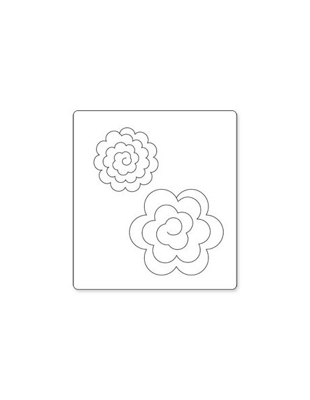 Fustella Bigz Sizzix 2 rose 3D