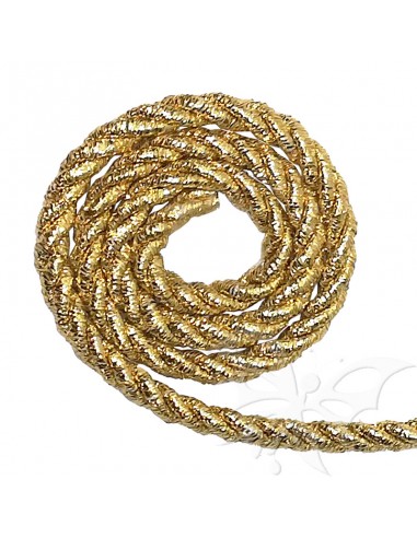 Cordoncino Lurex 5mm conf. 5mt ORO