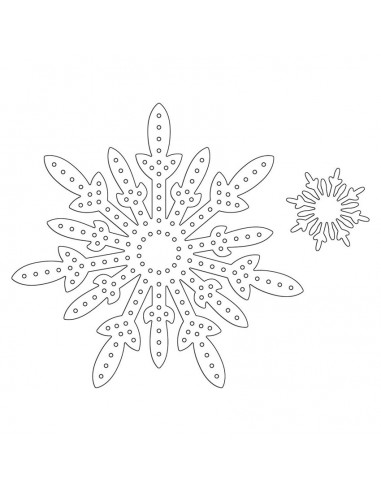 Fustella - Stitch a Snowﬂake